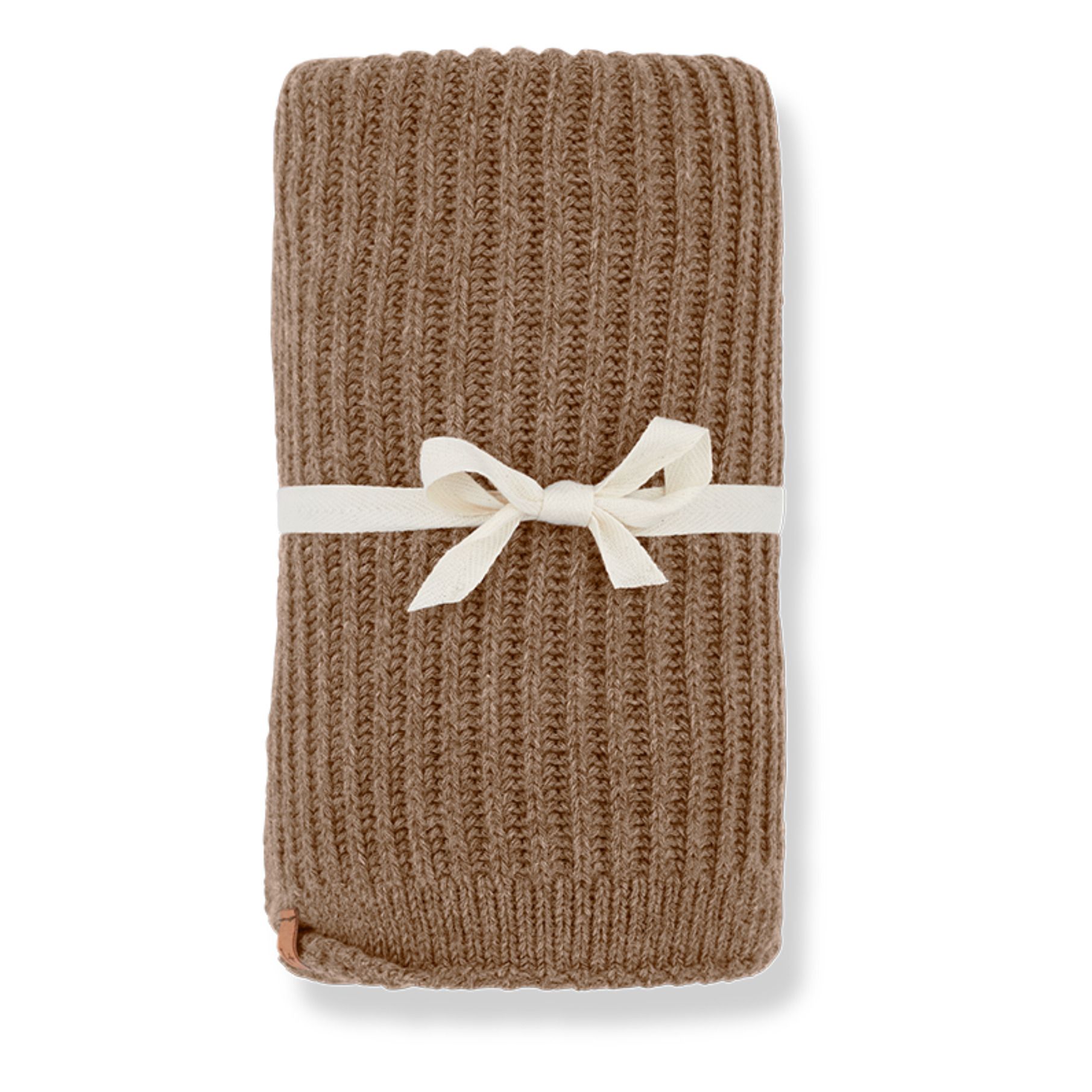 Sarai Woollen Newborn Blanket | Caramelo- Imagen del producto n°0