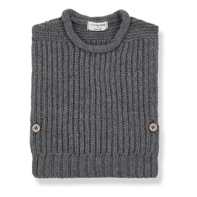Gilet Sans Manches en Laine Philo | Gris