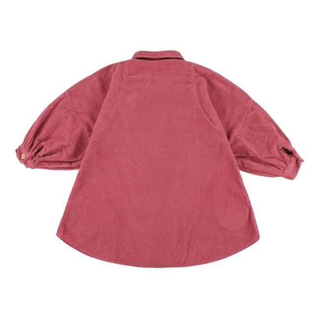 Rae Ricco Button-Up Dress Pink