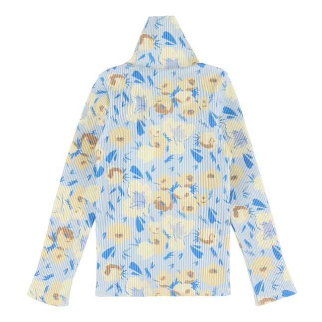 Flower Turtleneck | Azul