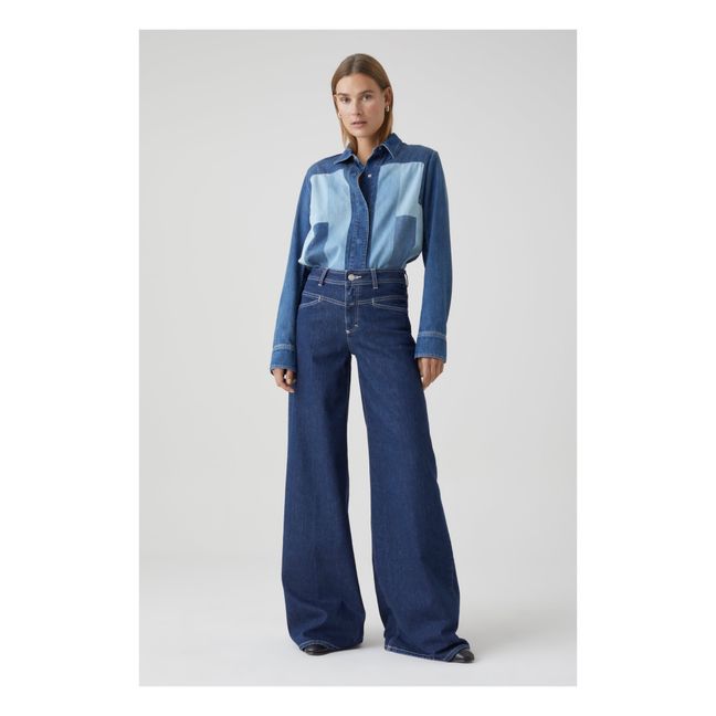 Flared-x Jeans | Dark Blue