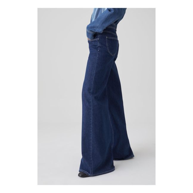 Flared-x Jeans | Dark Blue