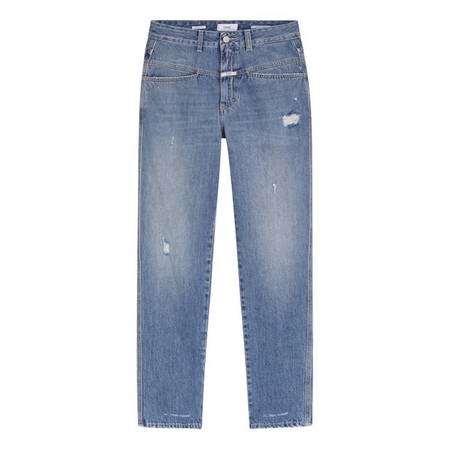 Pedal Pusher Jeans Azul