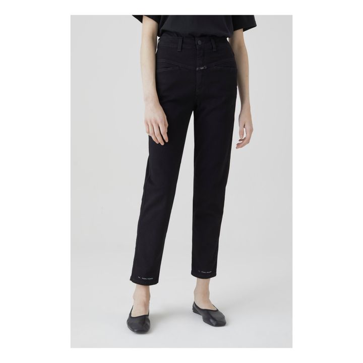 Pedal Pusher Jeans Negro- Imagen del producto n°1