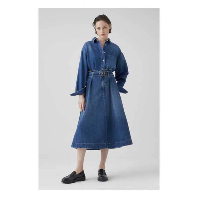 Long Skirt | Dark Blue