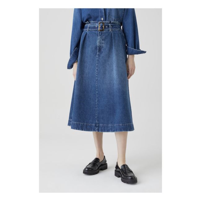 Long Skirt | Dark Blue