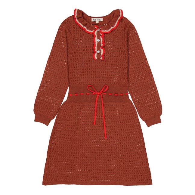 Mazeth Merino Wool Dress | Brown