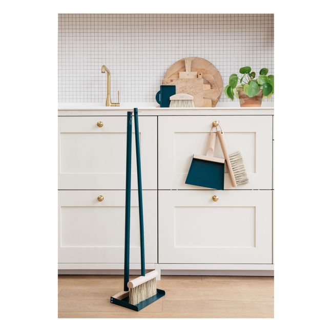 Coffret Pelle Balayette - Clynk Nature | Bleu pétrole