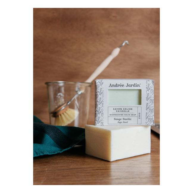 Solid Dishwashing Detergent - Mint Lemon | White