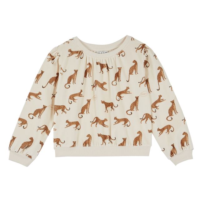 Leopard Print Sweatshirt | Seidenfarben