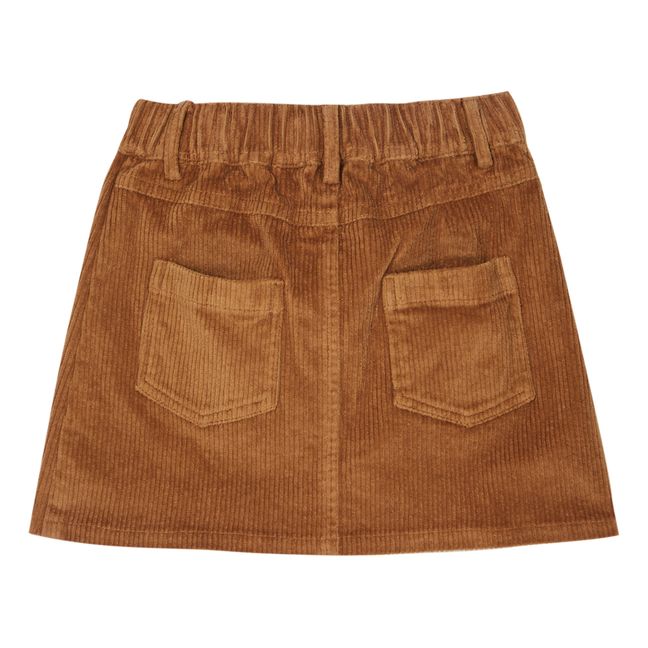 Corduroy Skirt | Kamelbraun