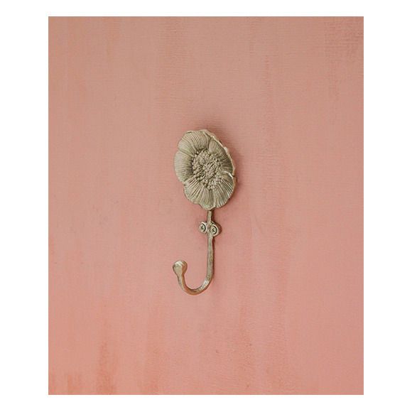 Mia Poppy Matte Brass Coat Hook  | Gold- Product image n°1