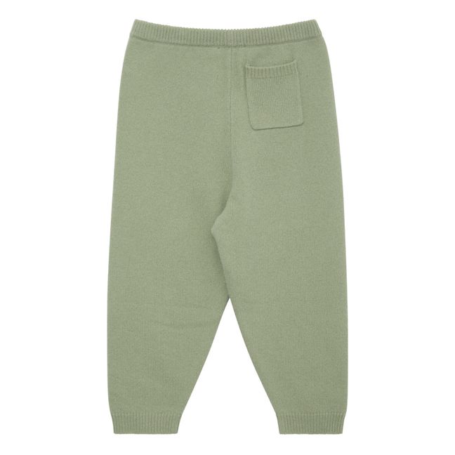 Pantalón de lana y nylon reciclado Parakeet | Salvia