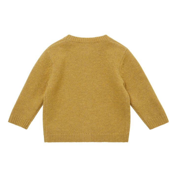 Gadwell Responsible Wool and Recycled Nylon Cardigan | Ocre- Imagen del producto n°1