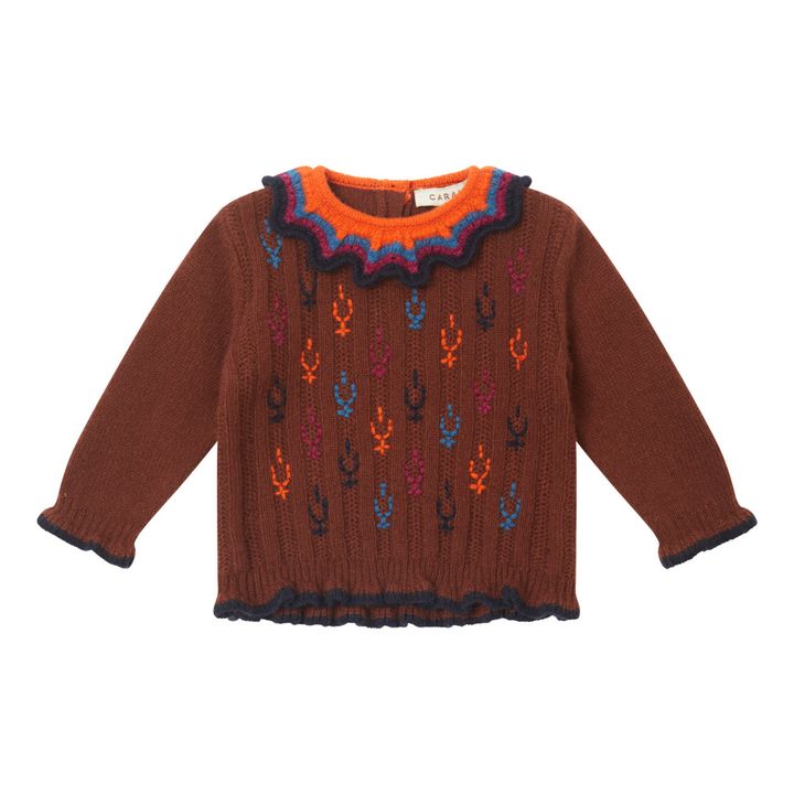 Oak Responsible Wool and Recycled Nylon Jumper Caramel Caramel Fashion