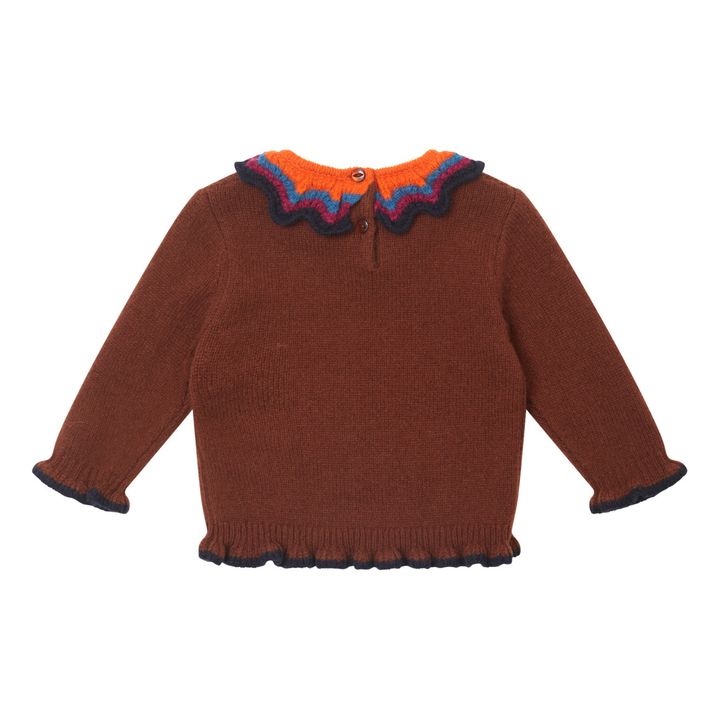 Oak Responsible Wool and Recycled Nylon Jumper Caramel Caramel Fashion