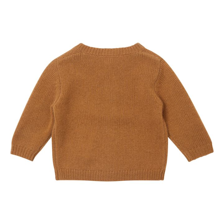 Rosa Cashmere Cardigan | Kamelbraun- Produktbild Nr. 1