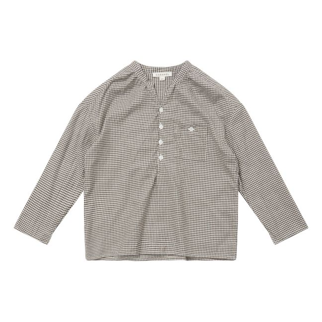 Adonis Checked Shirt | Chocolate