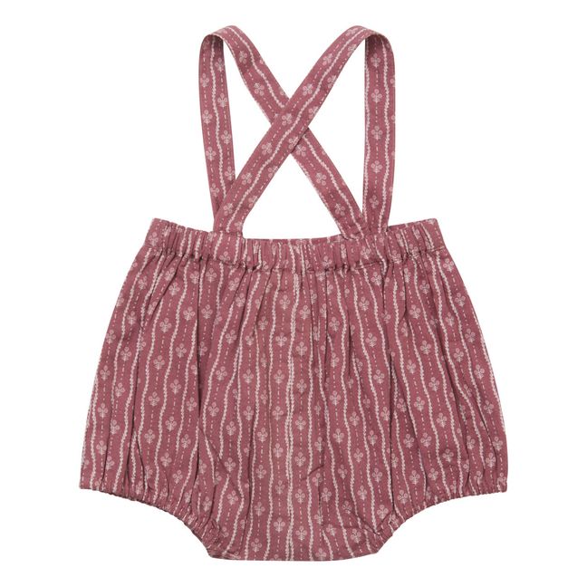 Pare Floral Suspender Bloomers Dusty Pink
