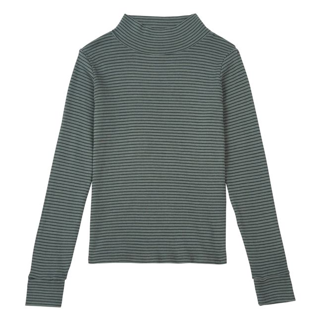 Gestreiftes Sweatshirt Forgo | Graublau