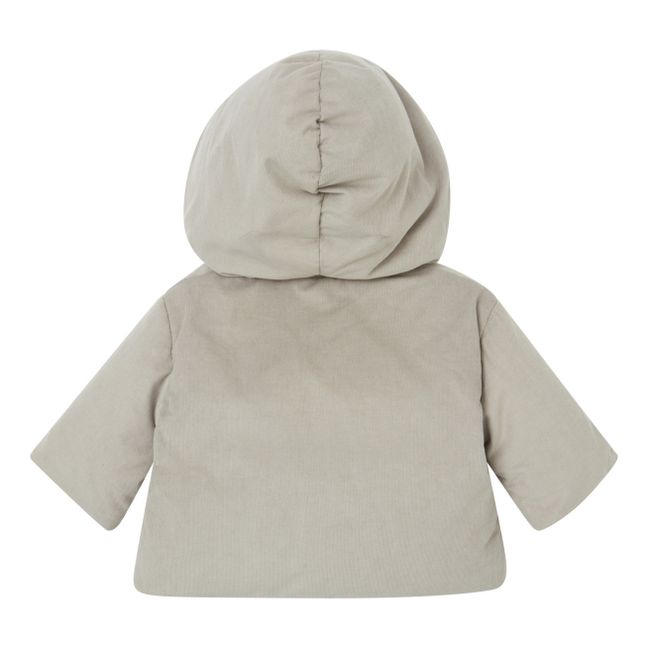 Buxus Corduroy Coat | Light grey