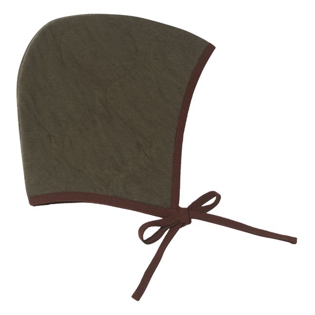 Broom Quilted Bonnet Chocolate