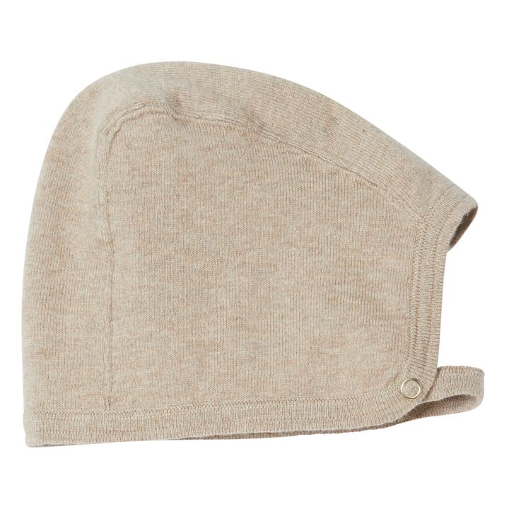 Quercus Responsible Cotton Bonnet | Taupe brown- Product image n°0
