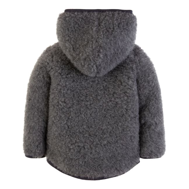 Mody Hooded Jacket | Charcoal grey
