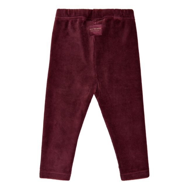 Jogger Velours Issey | Bordeaux