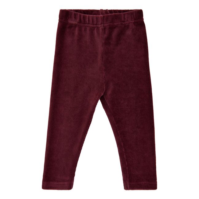 Jogger Velours Issey | Bordeaux