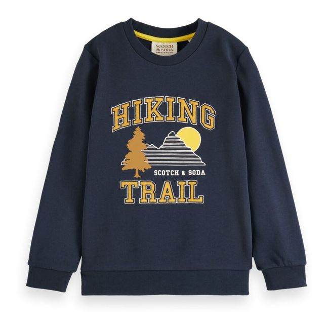 Sweat Col Rond | Bleu nuit