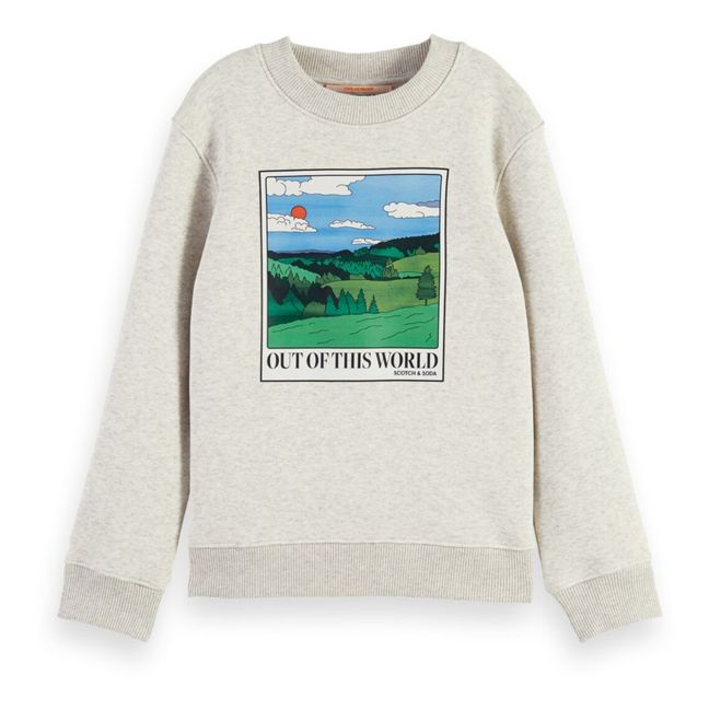 Organic Cotton Sweatshirt Heather grey