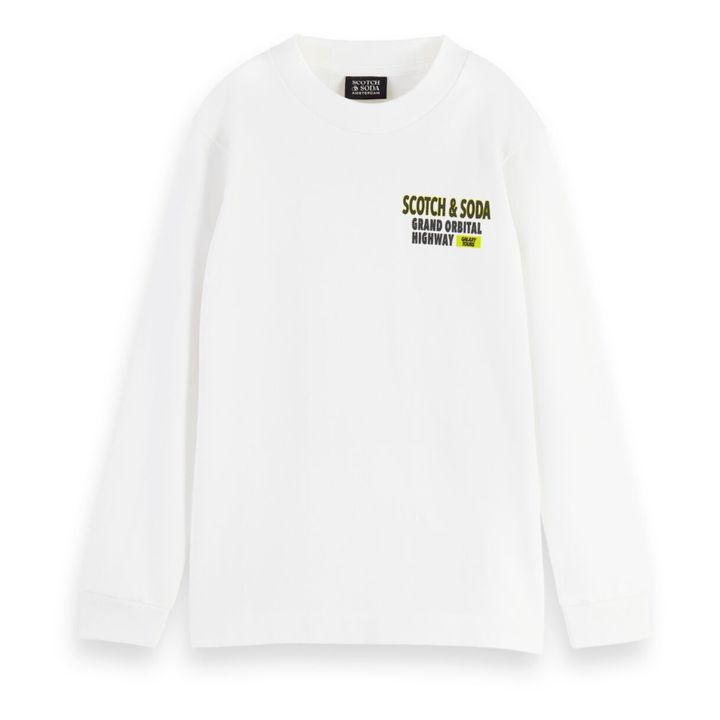 Organic Cotton Long-Sleeve T-shirt | Bianco- Immagine del prodotto n°0