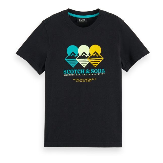 T-Shirt Bio-Baumwolle | Schwarz