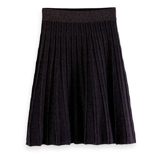 Sparkly Maxi Skirt Black