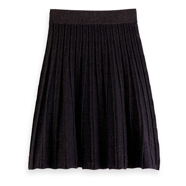 Sparkly Maxi Skirt Black
