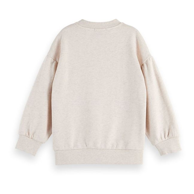 Relaxed Fit Sweatshirt | Heather white