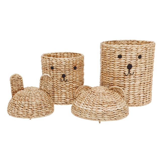 Bear and Rabbit Storage Baskets