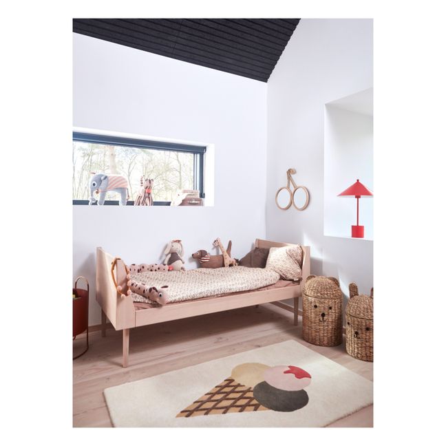 Rattan Cherry Mirror