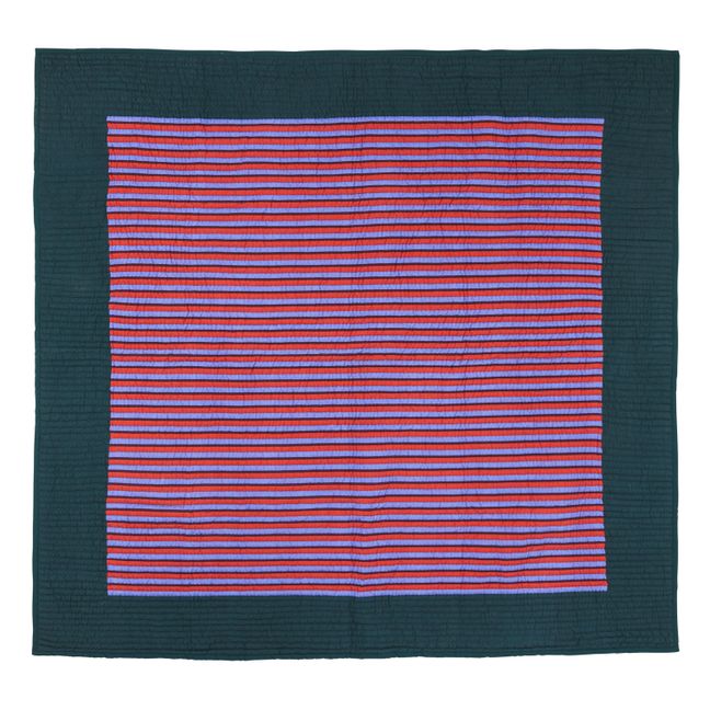 Decke Twist aus Baumwolle  | Violett