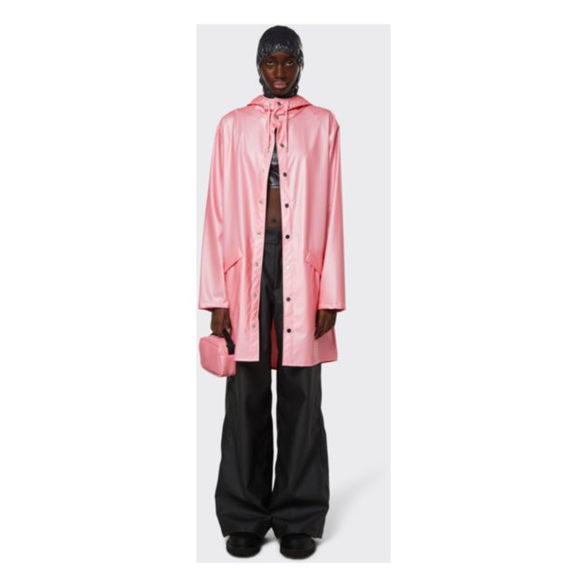 Long Rain Coat Pink