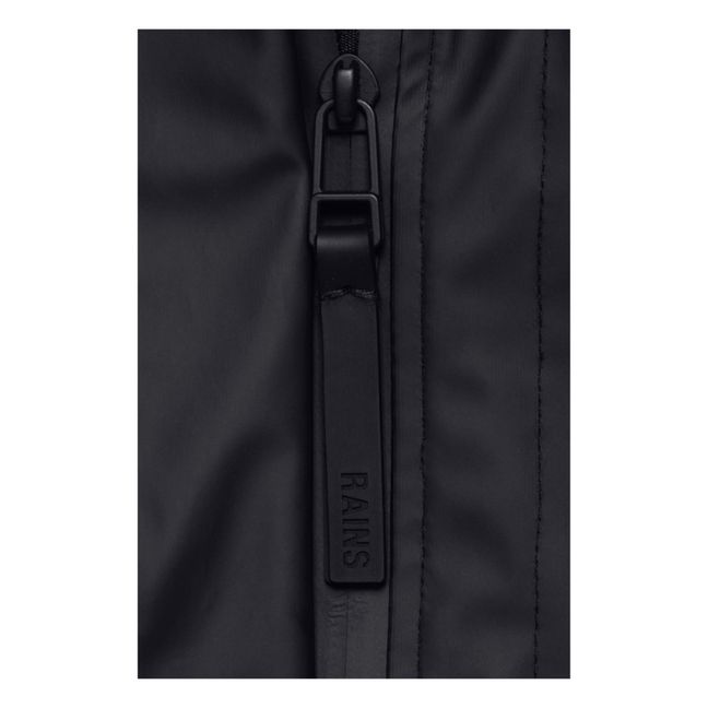 Curve Belted Waterproof Parka | Black