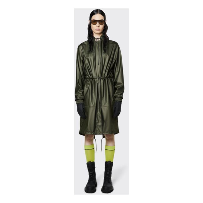 String Waterproof Parka | Khaki