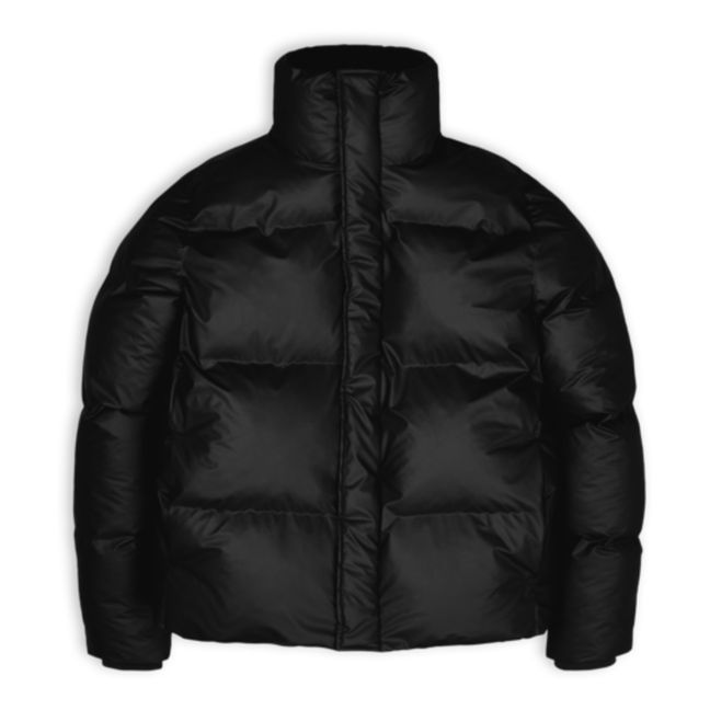 Boxy Puffer Jacket | Nero