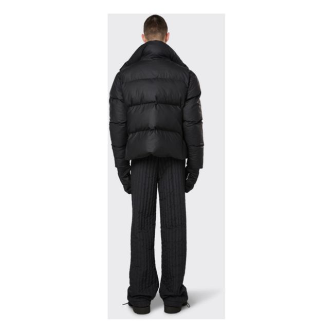 Boxy Puffer Jacket | Negro