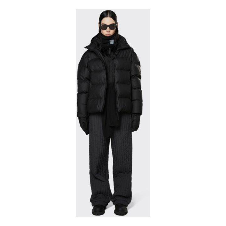 Hooded Puffer Jacket | Negro- Imagen del producto n°1