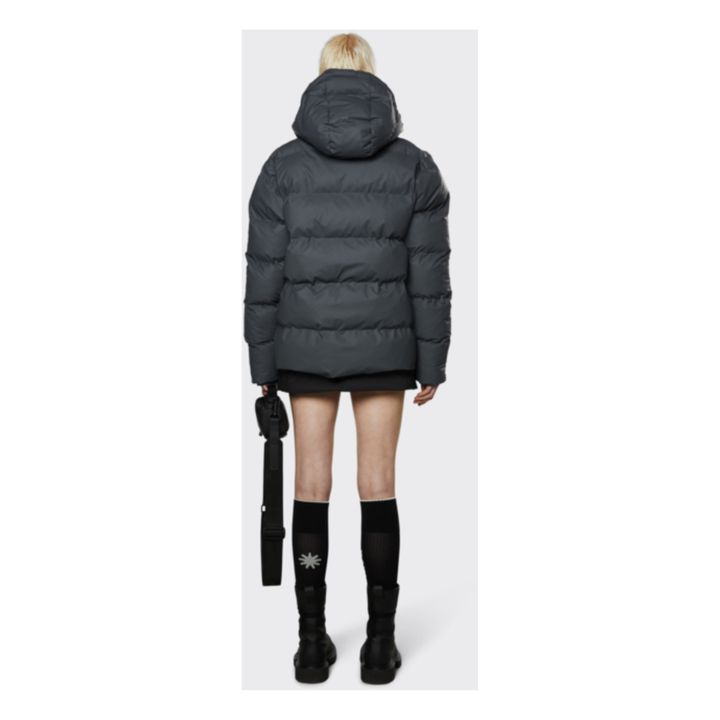 Hooded Puffer Jacket | Gris Antracita- Imagen del producto n°3