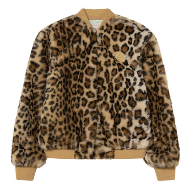 Leopard Jacket Marrone