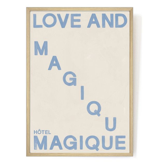Love and Magique Blue Poster | Blue