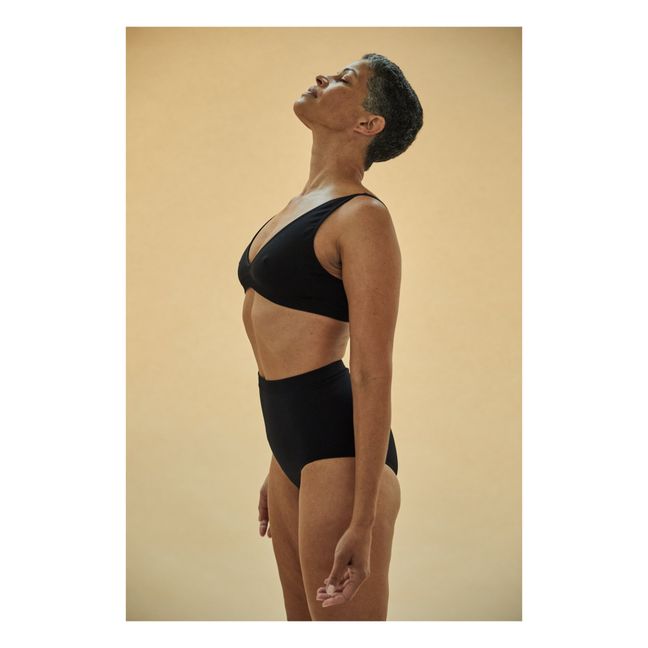 Tranquil High-Waisted Briefs | Negro